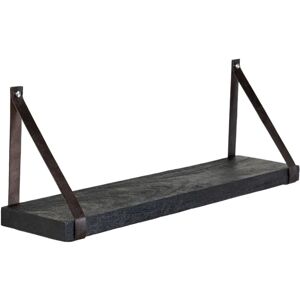 BigBuy Home Étagère en Cuir et Bois Noir - 75 x 18 x 28 cm - Publicité BigBuy Home Étagère en Cuir et Bois Noir - 75 x 18 x 28 cm - Publicité