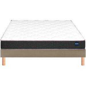Bultex Ensemble Matelas Sommier 160 x 200 Vitality 2.1 160x200 + sommier moka +pieds - Publicité Bultex Ensemble Matelas Sommier 160 x 200 Vitality 2.1 160x200 + sommier moka +pieds - Publicité