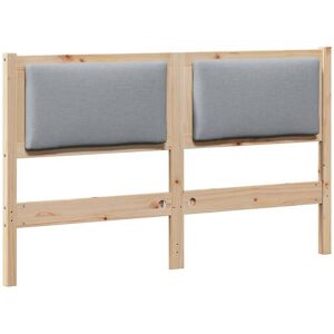 vidaXL Tête de lit Autre Marron 140 cm Bois massif en pin - Publicité vidaXL Tête de lit Autre Marron 140 cm Bois massif en pin - Publicité
