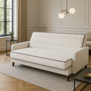 Literie Julien Matelas Très Ferme Pour Clic Clac 140x190 x 20 cm - Dim Assise 70 cm - 5 zones de Confort - Noyau Mousse rembourrage 100 % polesther - âme 100 % polyuréthane poli lattex Haute Résilience - - Publicité Literie Julien Matelas Très Ferme Pour Clic Clac 140x190 x 20 cm - Dim Assise 70 cm - 5 zones de Confort - Noyau Mousse rembourrage 100 % polesther - âme 100 % polyuréthane poli lattex Haute Résilience - - Publicité