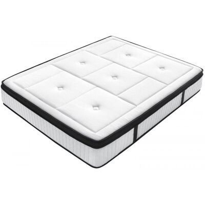 BOBOCHIC Matelas ALHAMBRA ressorts ensachés et mémoire de forme 140x190 - Publicité BOBOCHIC Matelas ALHAMBRA ressorts ensachés et mémoire de forme 140x190 - Publicité