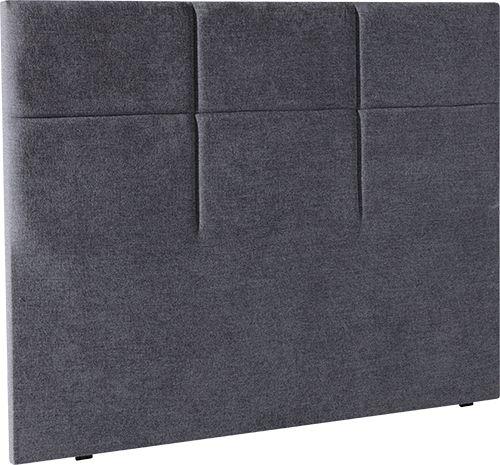 Epeda Tête De Lit Epéda Carré Chic 160x120 Chiné Gris Urbain