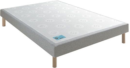 Sommier Merinos Stylo-2 160x200 Chiné Gris Clair.