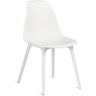 Sklum Chaise De Jardin Scand Blanc