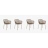 Chaise 4 Chaises Quinn Beige