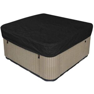 Housse De Protection Pour Spa Extérieur Imperméable Pour Jacuzzi Carré, Noir, 218 X 218 X 90 Cm - Housse De Protection Pour Spa En Tissu Oxford - Publicité