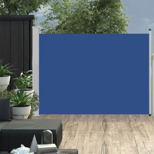 vidaXL Auvent Latéral Rétractable De Patio 100x500 Cm Bleu - Publicité