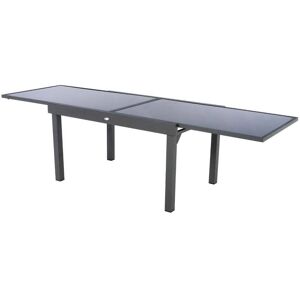 Hesperide Table Extensible Rectangulaire En Verre Piazza 6/10 Places Gris Anthracite - Publicité