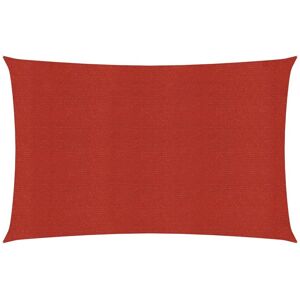 voile d'ombrage vidaXL 160 g/m² Rouge 3,5x5 m HDPE Parasol d'extérieur - Sunshade Sail - Publicité voile d'ombrage vidaXL 160 g/m² Rouge 3,5x5 m HDPE Parasol d'extérieur - Sunshade Sail - Publicité