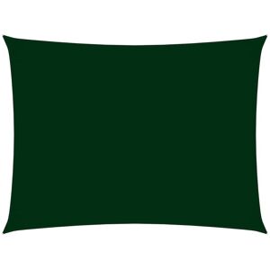 Vidaxl Voile De Parasol Tissu Oxford Rectangulaire 2,5x4,5m Vert Foncé - Publicité Vidaxl Voile De Parasol Tissu Oxford Rectangulaire 2,5x4,5m Vert Foncé - Publicité