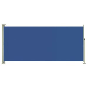 Vidaxl Auvent Latéral Rétractable De Patio 140x300 Cm Bleu - Publicité