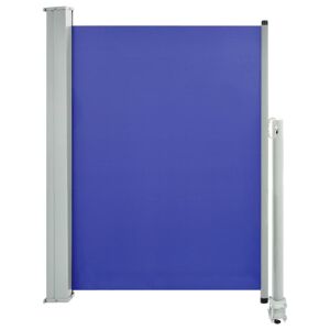 vidaXL Auvent Latéral Rétractable De Patio 100x300 Cm Bleu - Publicité