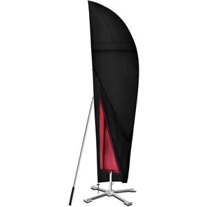 Housse Parasol Déporté De 2,7m À 3,4m, (265x40/70/50cm) Noir Robuste Tissu Oxford 420d, Iimperméable, Anti-Uv Housse De Protection Parasol Deporte Avec Grilles D?Aération - Publicité