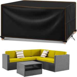 Ulteronixshop-Housse De Protection Pour Meubles De Jardin - Résistante À L'hiver - En Tissu Oxford 420d - Imperméable - Pour Tables De Jardin, De Terrasse, Table D'extérieur - Rectangulaire - Noir - - Publicité Ulteronixshop-Housse De Protection Pour Meubles De Jardin - Résistante À L'hiver - En Tissu Oxford 420d - Imperméable - Pour Tables De Jardin, De Terrasse, Table D'extérieur - Rectangulaire - Noir - - Publicité