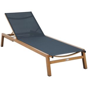 Axi Logan Bain De Soleil En Aspect Bois / Anthracite Transat Jardin Avec Structure En Aluminium Réglable En 5 Positions Chaise Longue Pour L'extérieur / Le Jardin - Publicité