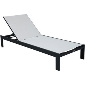 Axi Elio Bain De Soleil En Anthracite / Crème Transat Jardin Avec Structure En Aluminium Réglable En 5 Positions Chaise Longue Pour L'extérieur / Le Jardin - Publicité