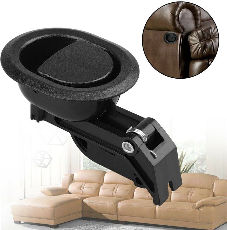 Poignée De Rechange Universelle Pour Fauteuil Inclinable,1 Pièce,Levier De Dégagement Pour Canapé,Accessoires De Meubles En Plastique Noir,Extrémité De Câble De 5mm