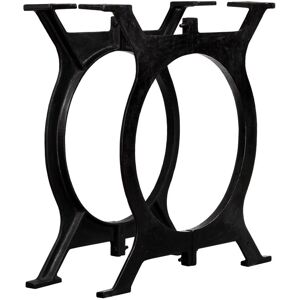 Vidaxl Pied De Table De Salle À Manger 2 Pcs