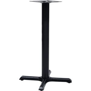 Vidaxl Pied De Table De Bistro Noir 56x56x72 Cm Fonte