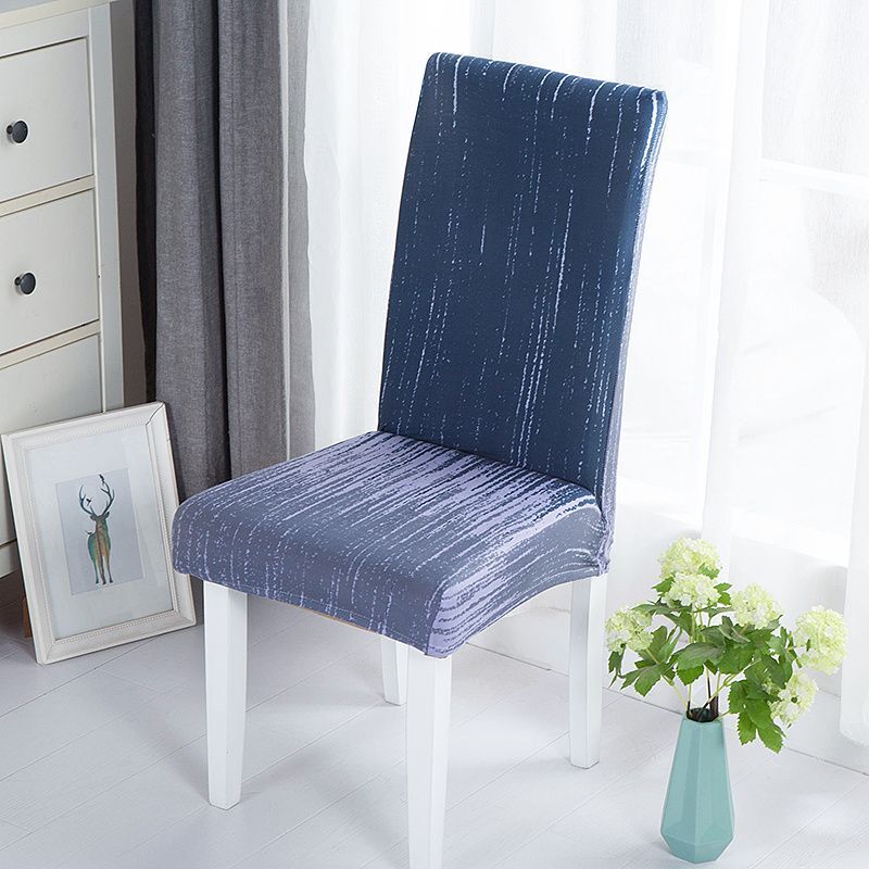 Juste De Chaise De Salle À Manger Géométrique,Housse Élastique En Spandex,Housse De Siège Commandée Pour La Maison,L'hôtel,Le Banquet,Le Salon,1pc