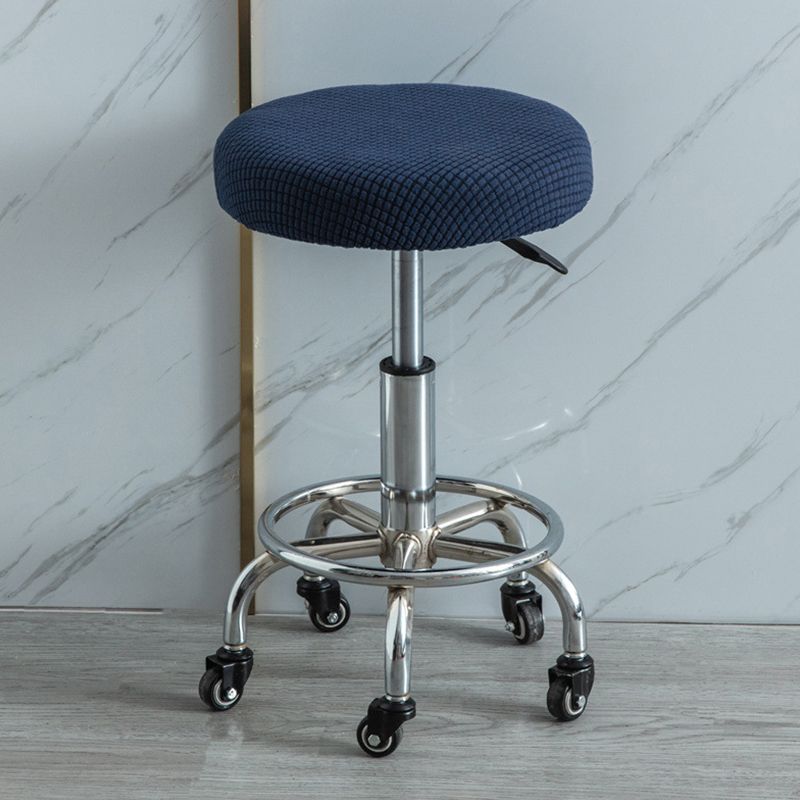 Juste De Chaise De Salle À Manger Élastique,Housse De Chaise Ronde Épaissie,Housse De Tabouret Extensible,Solide,Document,Bar