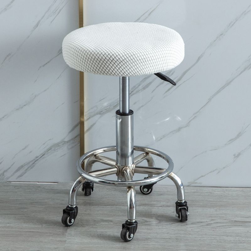 Juste De Chaise De Salle À Manger Élastique,Housse De Chaise Ronde Épaissie,Housse De Tabouret Extensible,Solide,Document,Bar
