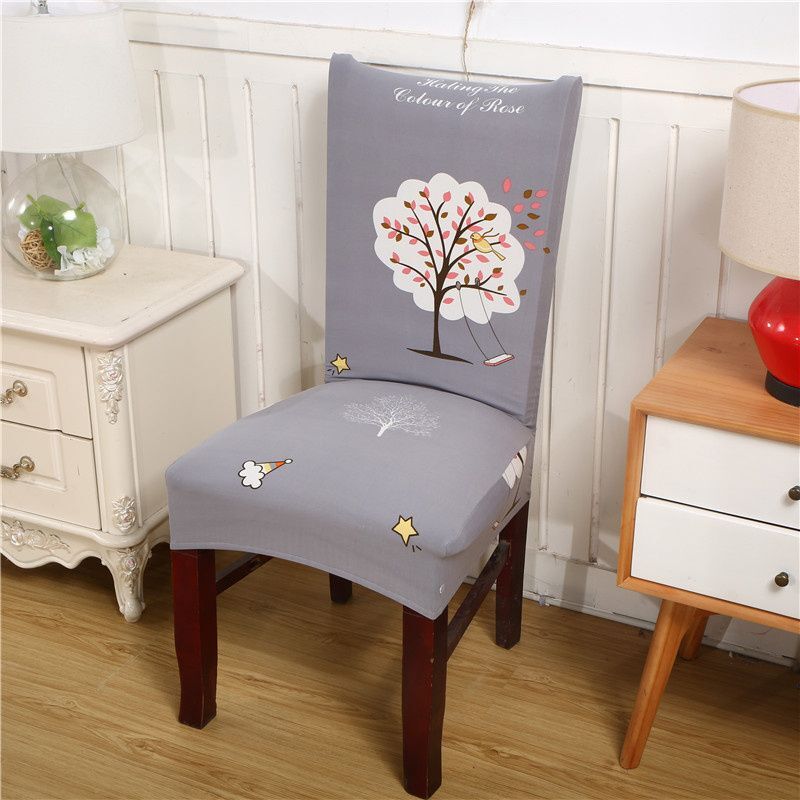 Juste De Chaise De Salle À Manger Élastique,Housse De Siège Commandée,Anti-Salissure,Parfaite,Housses De Chaise Pour Mariage,Hôtel,Banquet,Salle À Manger,Bureau