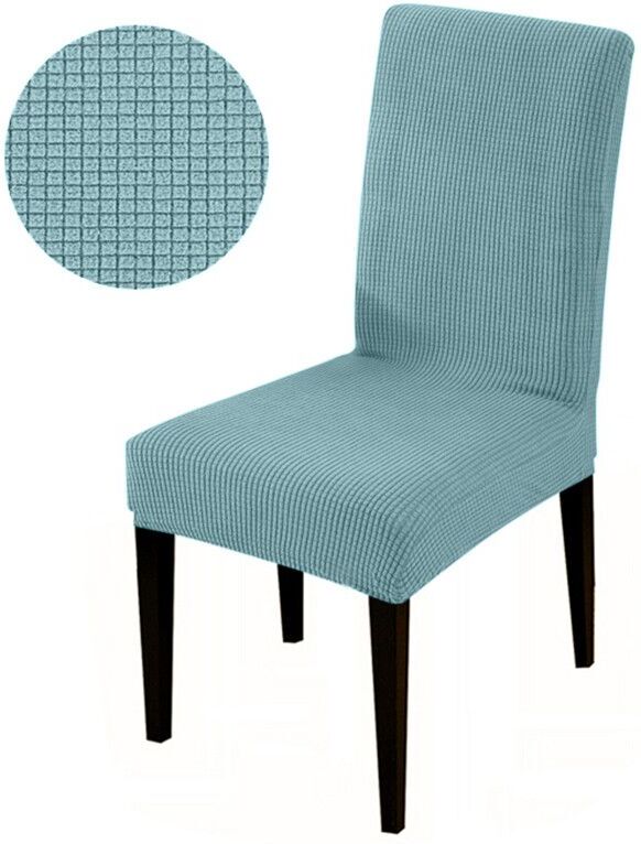 Juste De Chaise De Salle À Manger Élastique,Housse De Siège Commandée,Housse Jacquard Ique Dex,Étui De Protection Pour Chaise De Cuisine,Maison,Hôtel,Banquet