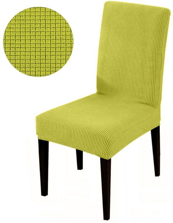 Juste De Chaise De Salle À Manger Élastique,Housse De Siège Commandée,Housse Jacquard Ique Dex,Étui De Protection Pour Chaise De Cuisine,Maison,Hôtel,Banquet