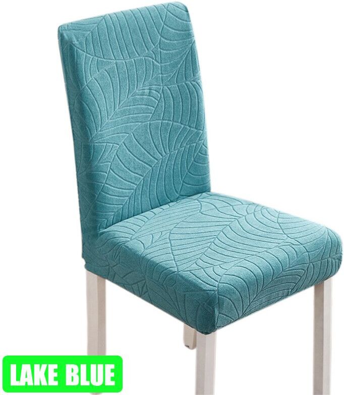 Juste De Chaise De Salle À Manger Élastique,Housse De Chaise De Cuisine,Optique Commandée,Jacquard,Hôtel,Banquet De Mariage