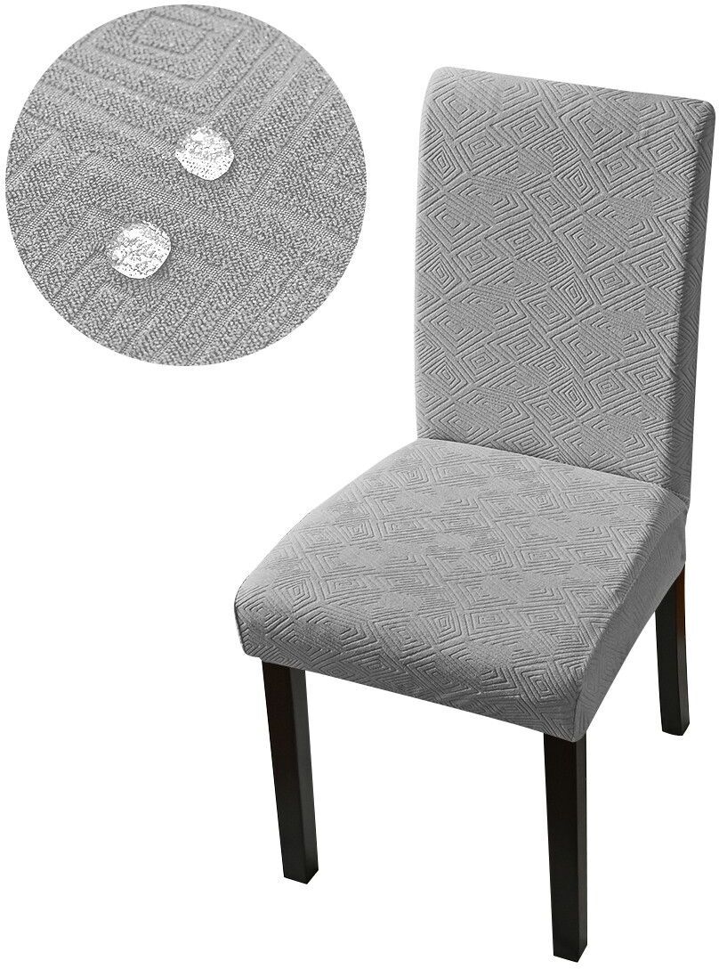 Juste De Chaise Imperméable Jacquard,Housses De Chaise,Housse De Chaise De Salle À Manger Commandée Pour Cuisine,Hôtel,Banquet De Mariage,Bureau,1 Pièce,2 Pièces,4/6 Pièces