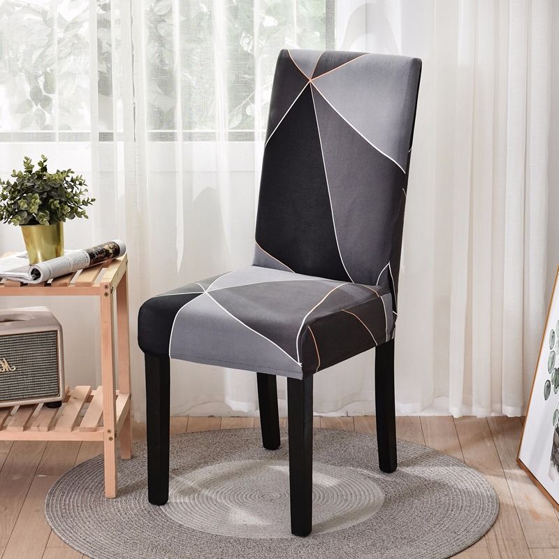 Housse De Chaise De Salle À Manger Unie,Étui Élastique En Spandex,Housse De Siège Extensible Pour Mariage,Hôtel,Banquet,Salon - Type Color 19-Universal Size