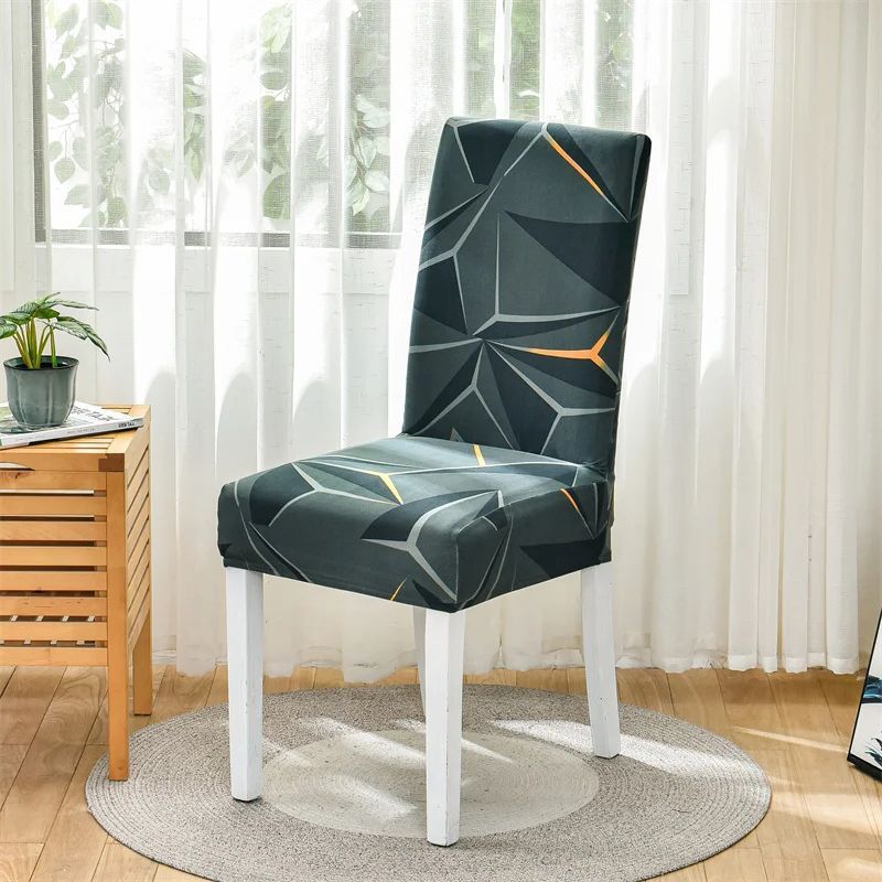 Housse De Chaise De Salle À Manger Unie,Étui Élastique En Spandex,Housse De Siège Extensible Pour Mariage,Hôtel,Banquet,Salon - Type Color 33-Universal Size