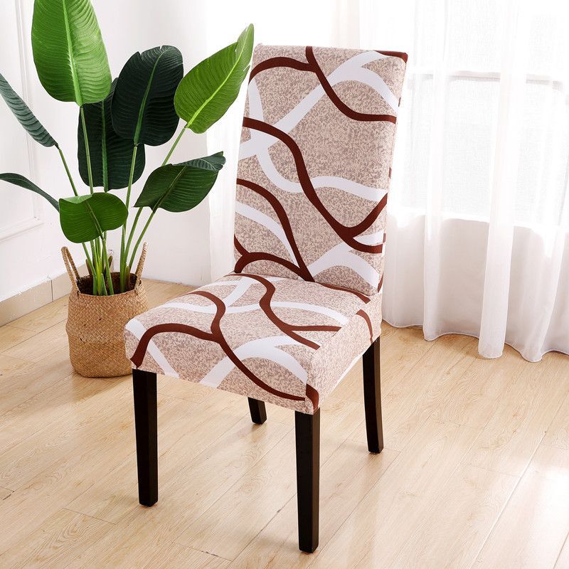 Housse De Chaise De Salle À Manger Unie,Étui Élastique En Spandex,Housse De Siège Extensible Pour Mariage,Hôtel,Banquet,Salon - Type Color 34-Universal Size