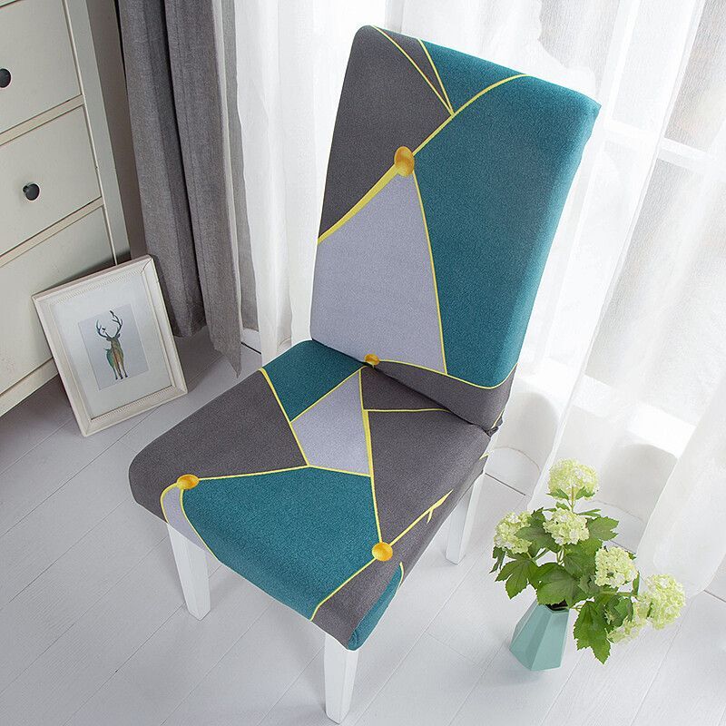 Housse De Chaise De Salle À Manger Unie,Étui Élastique En Spandex,Housse De Siège Extensible Pour Mariage,Hôtel,Banquet,Salon - Type Color 2-Universal Size