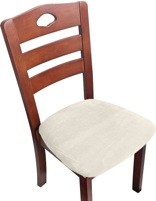 Housse De Chaise En Tissu Velours Housse De Siège De Cuisine Extensible Protecteur De Chaise De Salle À Manger Housses Bon Marché Housses De Chaise Élastiques Pour Maison Hôtel - Type 1 Piece #A