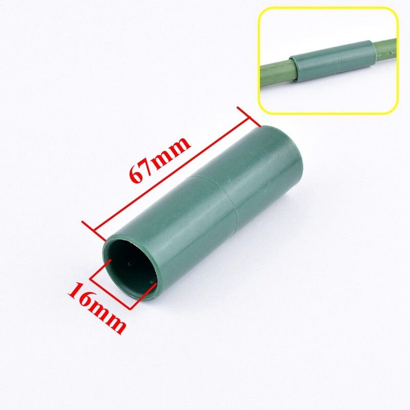 Connecteurs De Support De Fleurs Pour Plantes,2 À 20 Pièces,3 Voies,4 Voies,Tube De Serre De Jardin,Joint De Tige,Étagères De Garde-Robe Domestique,Raccords De Fix - Type Flat Two-Way-6pcs (Id16mm)