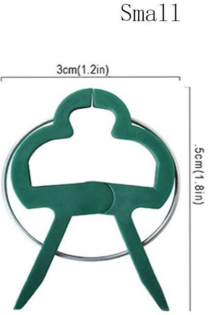 Clips Fixes Pour Plantes,Support De Serre De Jardin Réutilisable Pour Plantes Fixes,Vigne,Fleur,Semis,Tomates,Fournitures De Jardin - Type Small-10 Pcs