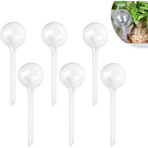 6 Pièces Bulbes d?Arrosage Plantes Arrosoir Automatique Globes d'Arrosage Plante Arrosage Ampoules Automatique Arrosage Globes en Plastique Boules pour Plantes Fleurs Jardin Transparent - Publicité