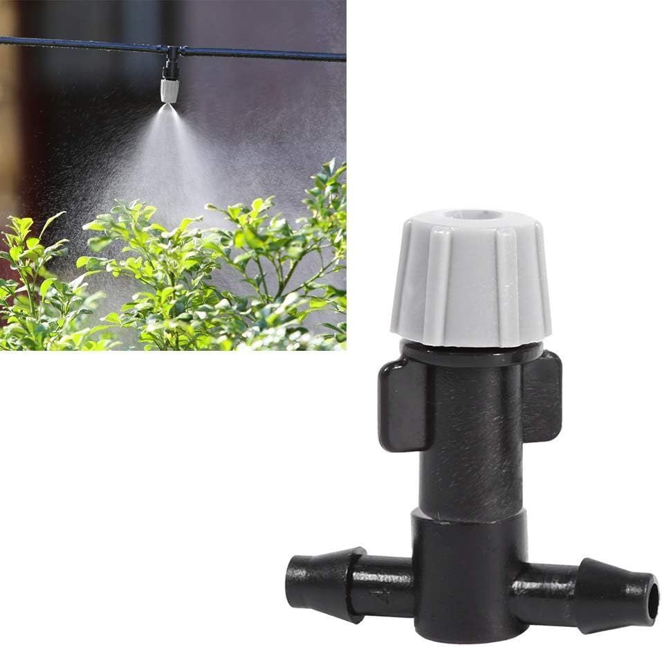 Buse Brumisation, 20pcs T Joints et 20pcs Buse d'Arrosage Brumisation Buse d'irrigation Serre Syst¿¿me de refroidissement ¿¿ eau Kit Gicleurs Arroseur pour Home Garden d'irrigation