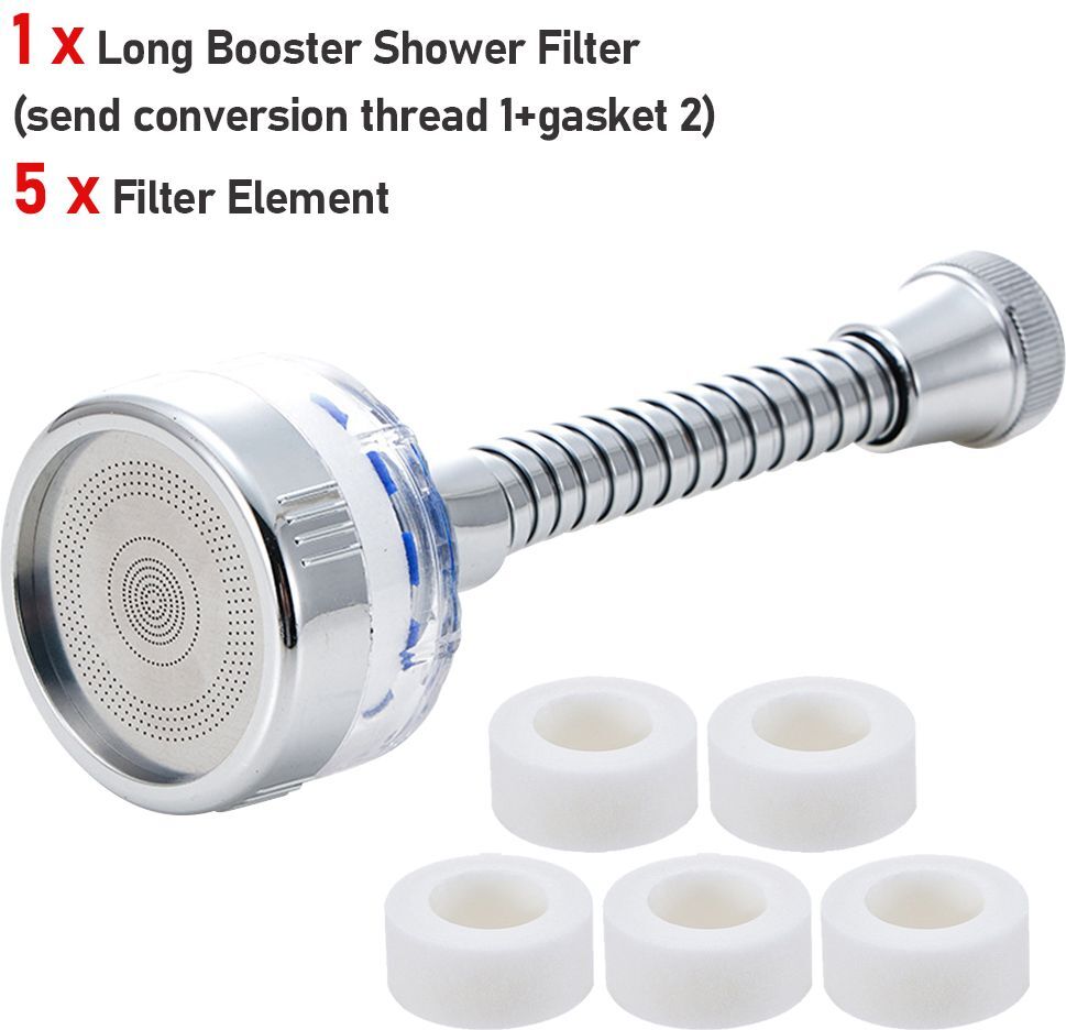 Filtre À Eau Universel Pour Évier De Cuisine,Aérateur Sous Pression,Accessoires Pour La Maison,360 ° - Type 1x Faucet 5x Filter #A