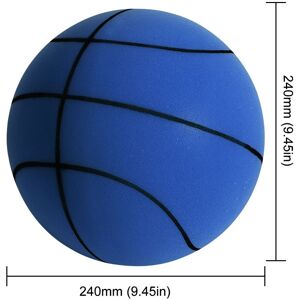 Ballon De Basket-Ball D'intérieur Silencieux Pour Enfants,Mousse Haute Résilience,Taille 7,Petit Panier Léger,24 Cm,21 Cm,18cm - Type Dark Blue 24cm - Publicité Ballon De Basket-Ball D'intérieur Silencieux Pour Enfants,Mousse Haute Résilience,Taille 7,Petit Panier Léger,24 Cm,21 Cm,18cm - Type Dark Blue 24cm - Publicité