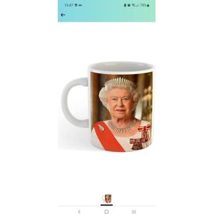 Mug Céramique Reine Elizabeth Ii Angleterre Royaume Uni Portrait