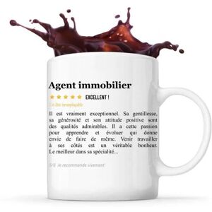 Mug Agent Immobilier Avis Métier Recommandation Homme Tasse Collègue Boulot