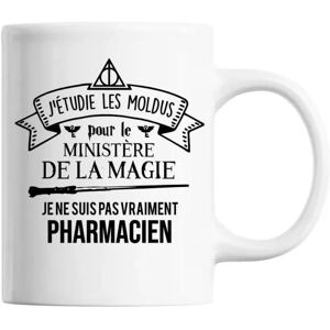 Mug - Pharmacien - Tasse Blanche - Céramique - Cylindrique