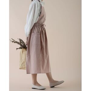 Tablier Imperméable En Coton Pour Fleuriste,Jardinage,Cafés,Cuisine,Pâtisserie,Livres,Restaurant - Type Smoke Pink