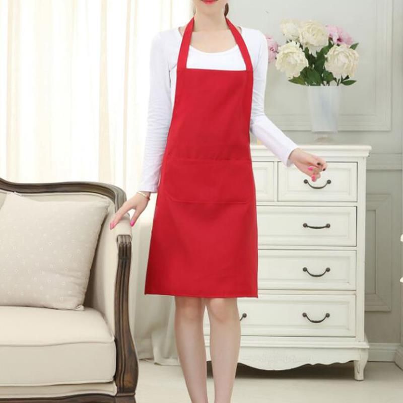 Tablier De Cuisine Imperméable Pour Hommes Et Femmes,Bavoir De Barbier,Accessoires De Chef,Document Solide,Clawa73¿ Shop - Type Rouge