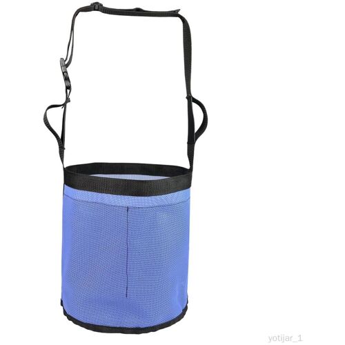 Sac D'alimentation Pour Chevaux Sac En Maille Réglable Sac D'alimentation À Alimentation Lente Bleu