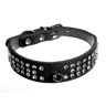 L (16,6 &Quot;-18,9&Quot;) Noir L (16,6 &Quot;-18,9&Quot;) Pu Luxe Rhinestone Diamante Crystal Band Pet Ch My07302