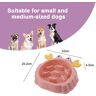 Bol À Alimentation Lente, Bol À Alimentation Lente Pour Chien, Bols À Chat, Alimentation Saine, Bol À Alimentation Lente Pour Animaux De Compagnie-Rose-